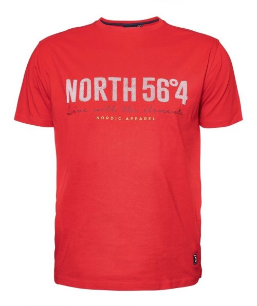 t-shirt-czerwony-north56-4-bigubrania-99865B